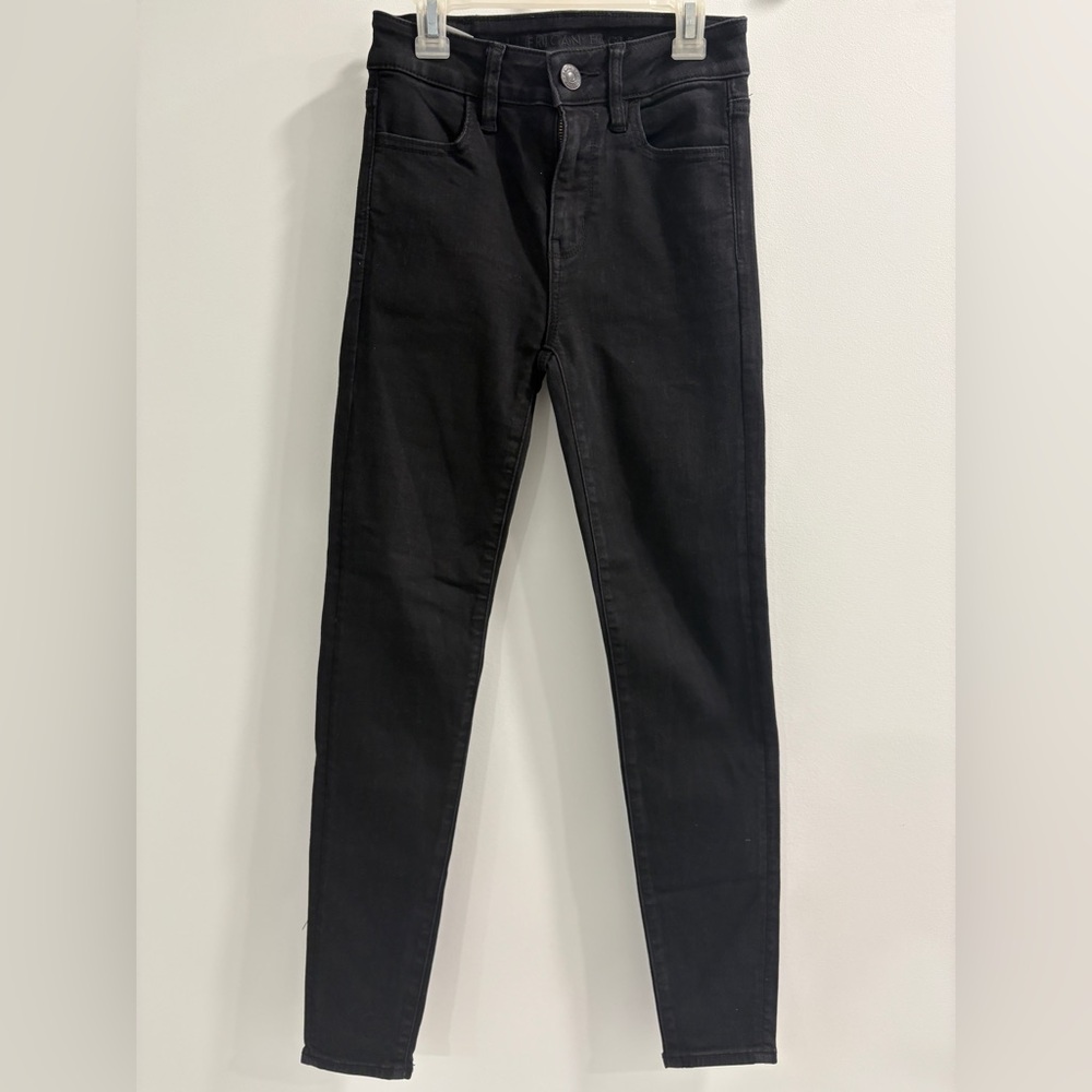 🖤 American Eagle Next Level Stretch Black Jeans - Size 0